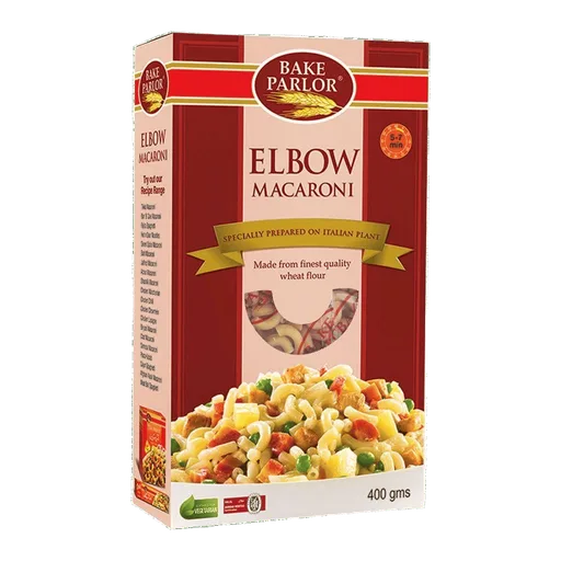 Bake Parlor Elbow Macaroni 400gm Box