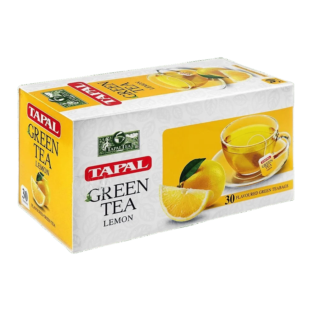 Tapal Lemon Green Tea Bags 30-Pack