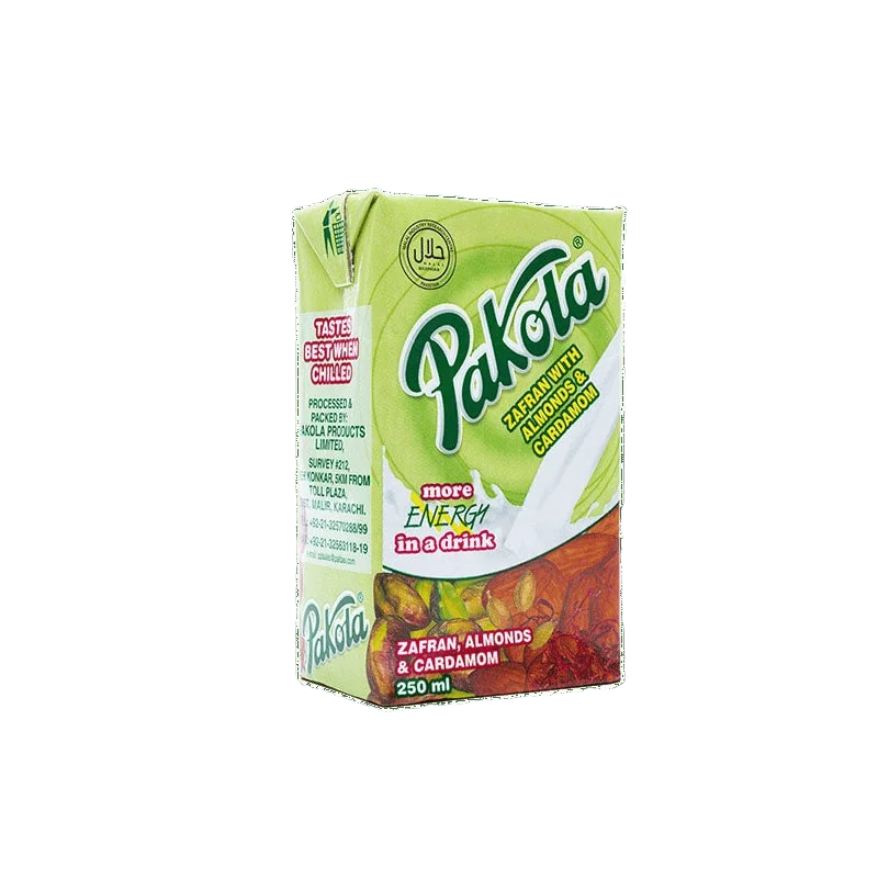 PAKOLA FLAVOUR MILK BADAM ZAFRAN 250ML