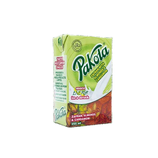 PAKOLA FLAVOUR MILK BADAM ZAFRAN 250ML