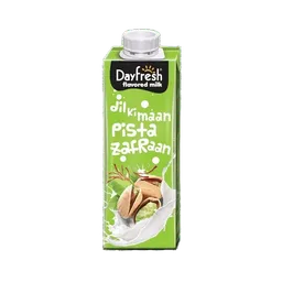 Dayfresh Pista Zafran Flavored Milk - 220ml Tetra Pack