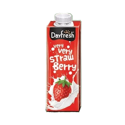 Dayfresh Strawberry Flavored Milk - 225ml Tetra Pack