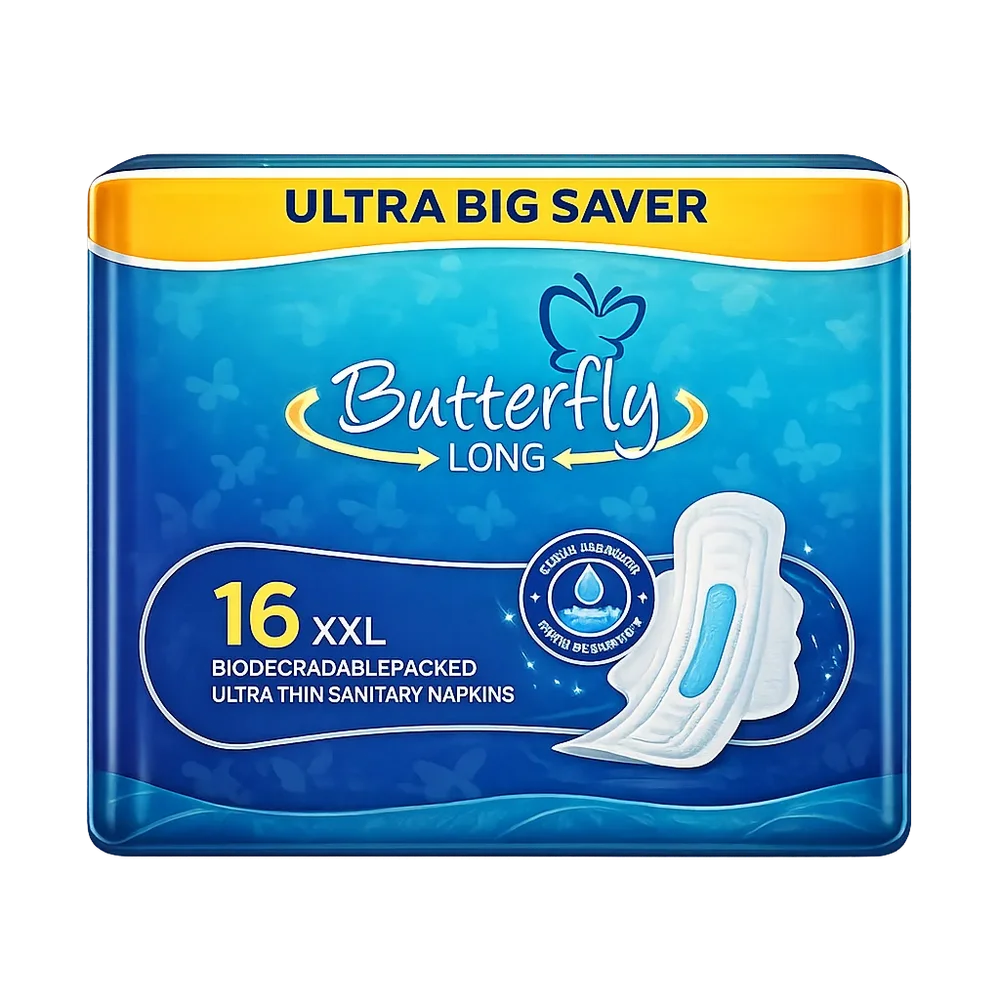 Butterfly Long Ultra-Thin XXL ( 16 Pads )