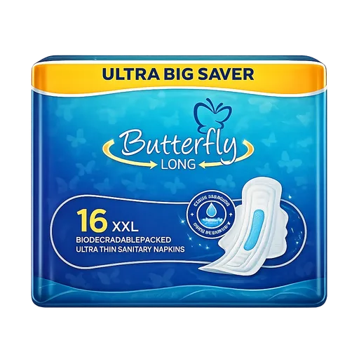 Butterfly Long Ultra-Thin XXL ( 16 Pads )