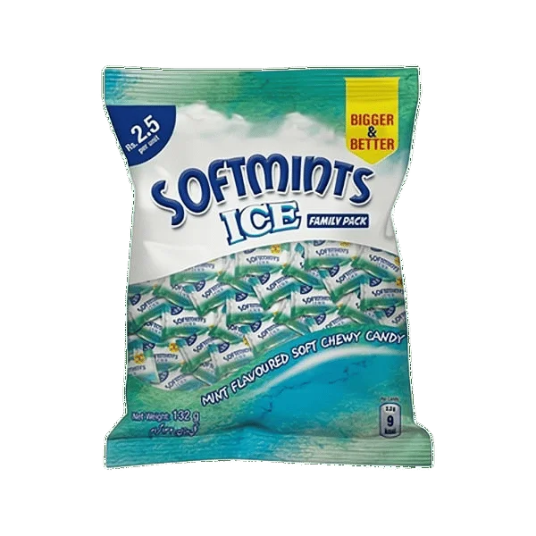 Cadbury Softmints Ice Candy Pouch - 60pcs