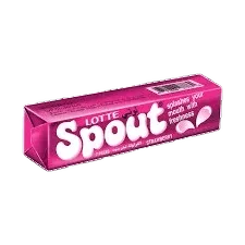Spout BubbleGum - Strawberry Flavor Strip ( Pink )