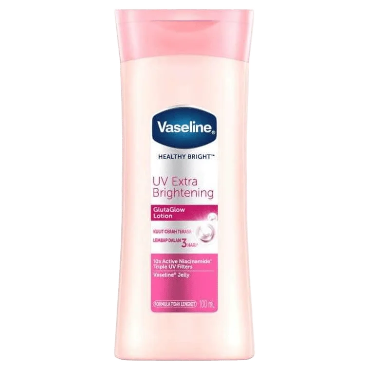 Vaseline Body Lotion UV Lightening Healthy Bright 100ml Pink