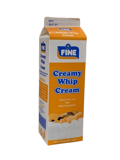 Fine creamy whip cream 1KG