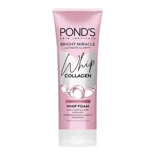 Pond's Bright Miracle Ultimate Clarity Whip Collagen Whip Foam, 100ml