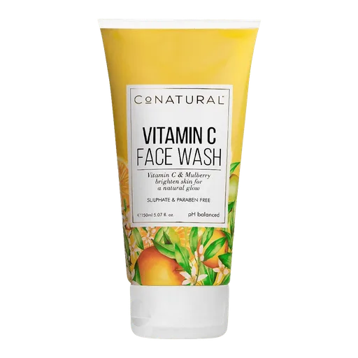 CoNatural Vitamin C Face Wash, Brightens Skin For A Natural Glow, 150ml