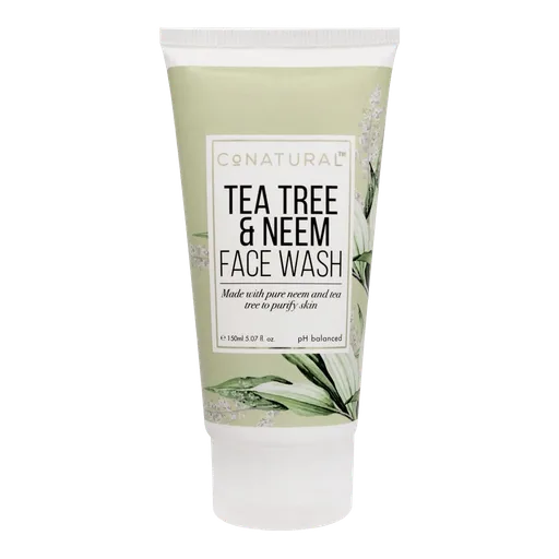 CoNatural Tea Tree & Neem Face Wash, 150ml