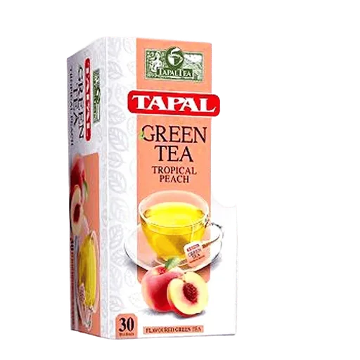 Tapal peach Green Tea Bags 30-Pack