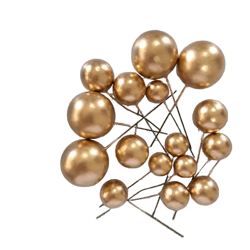 Gold Faux Balls ( 20 PCS )