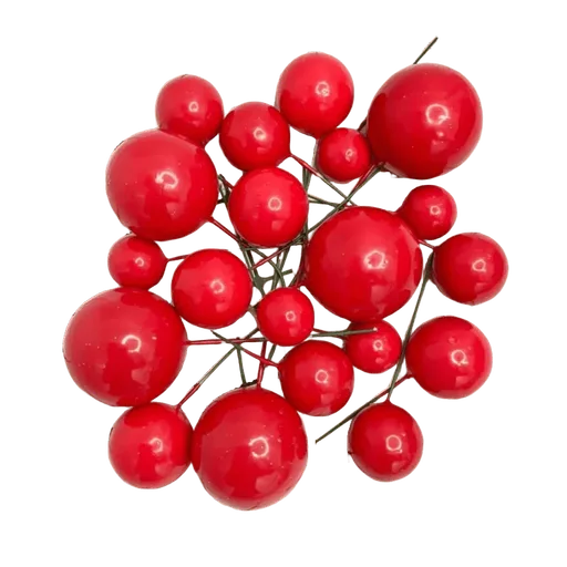 Red Faux Balls ( 20 PCS )