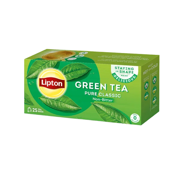 Lipton Green Tea Pure Classic Tea Bags 25s
