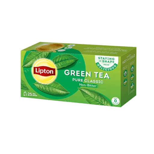 Lipton Green Tea Pure Classic Tea Bags 25s