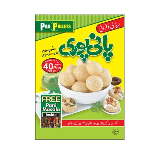 Pak Pallets Pani Puri 40 PCS
