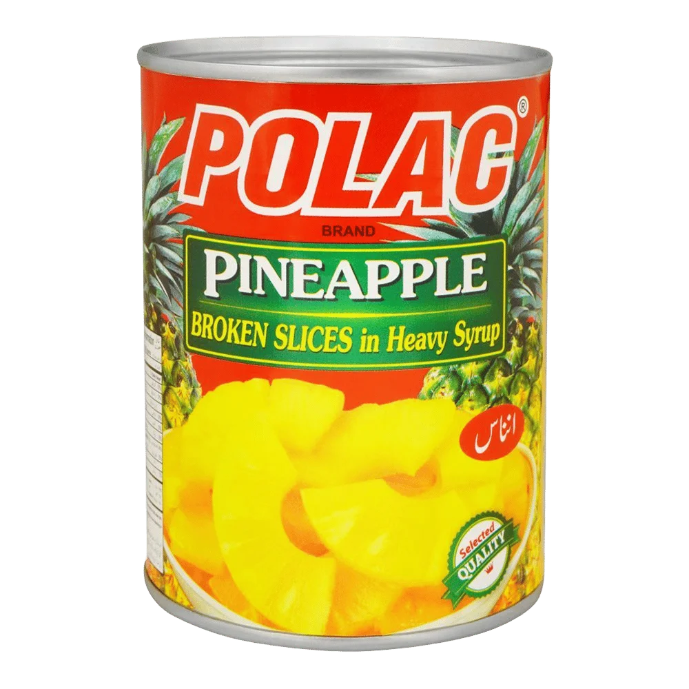 Polac Pineapple Broken Slices In Heavy Syrup, 540g