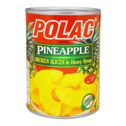 Polac Pineapple Broken Slices In Heavy Syrup, 540g