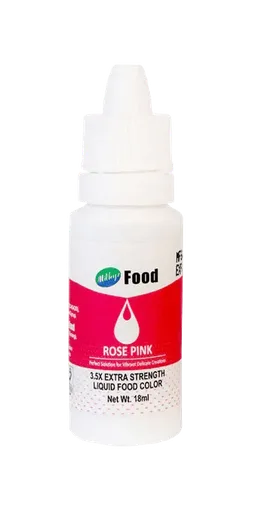 Milkyz Food Liquid Food Color Rose Pink 18ML Dropper Bottle