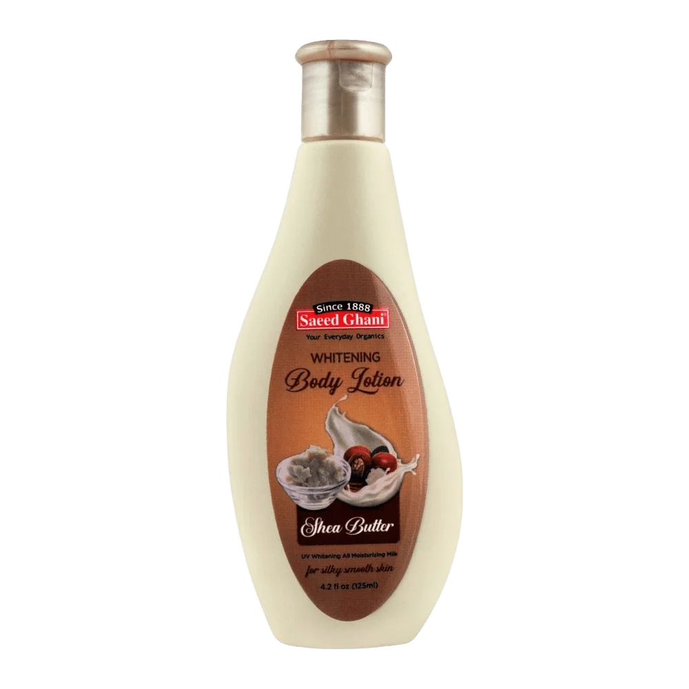 Saeed Ghani Shea Butter Whitening Body Lotion, 125ml