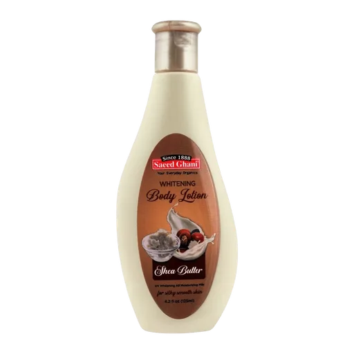Saeed Ghani Shea Butter Whitening Body Lotion, 125ml