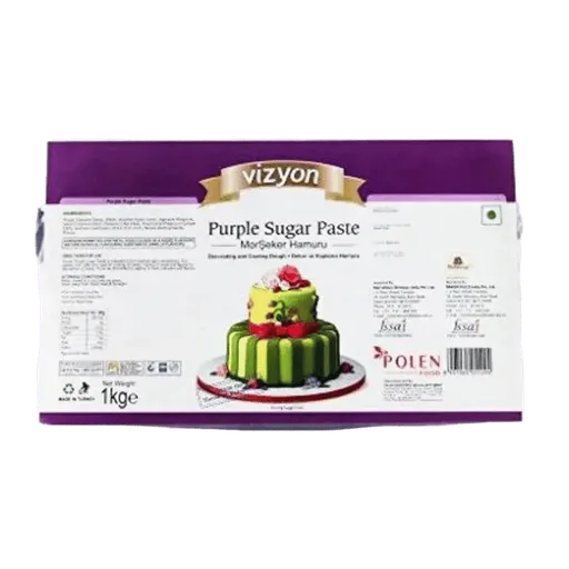 Vizyon Purple Sugar Paste Fondant 1KG