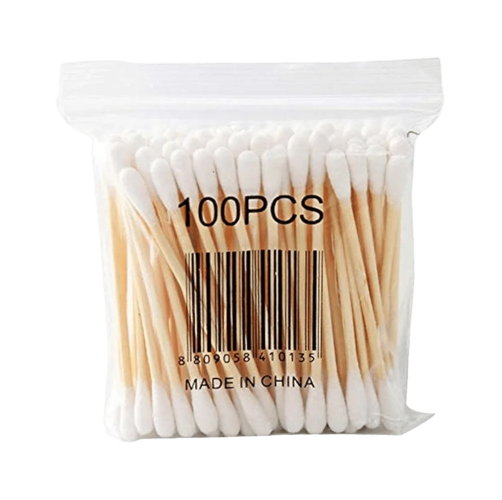 Cotton Buds Swabs (Ear Cleaning), 100 PCS