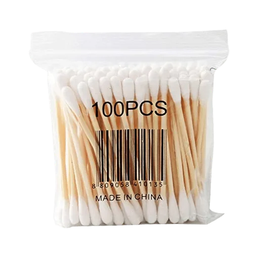 Cotton Buds Swabs (Ear Cleaning), 100 PCS