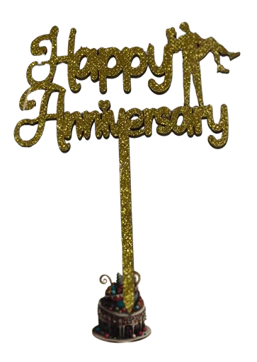 Happy Anniversary Cake Topper
