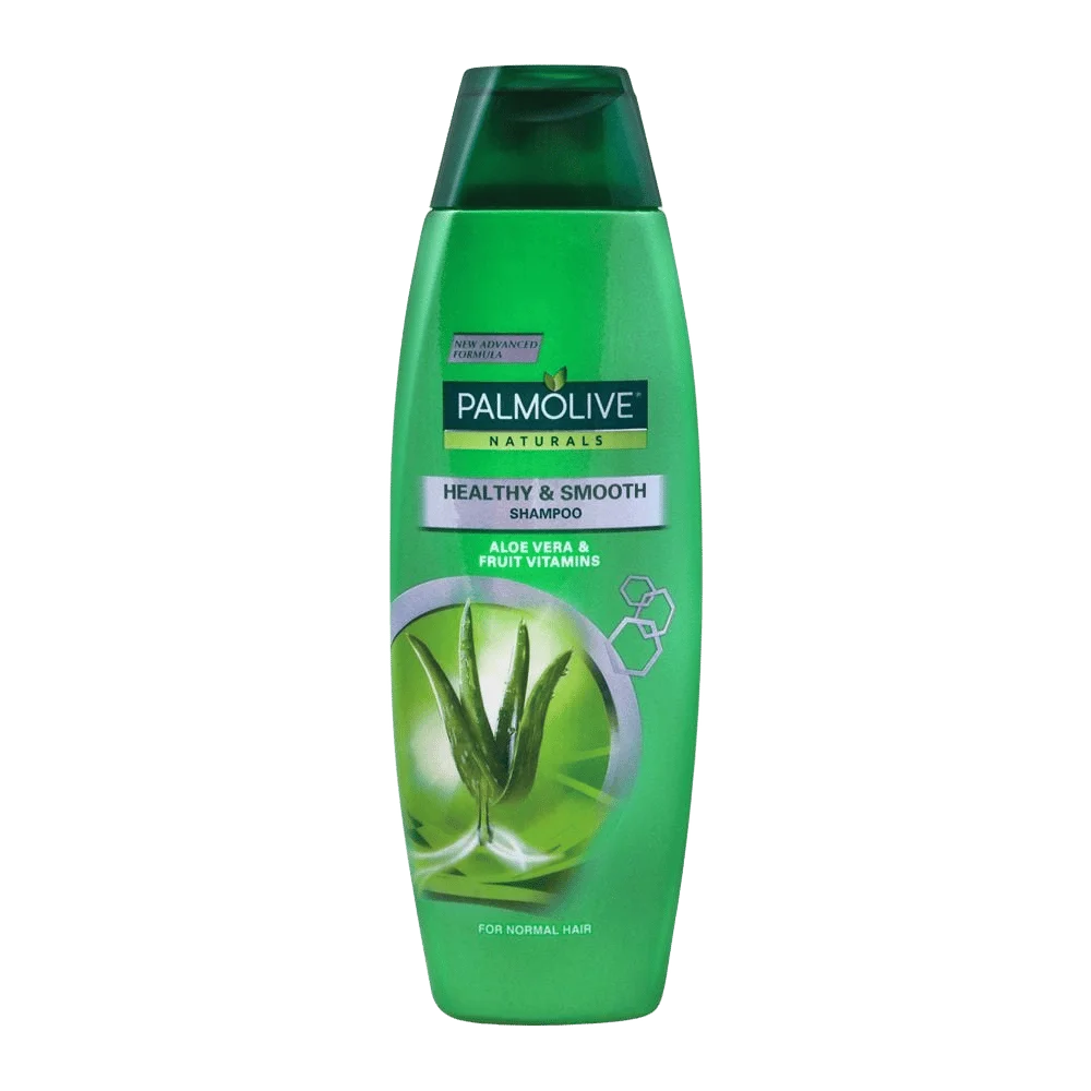Palmolive Naturals Healthy & Smooth Shampoo, Aloe Vera & Fruit Vitamins, For Normal Hair, 180ml