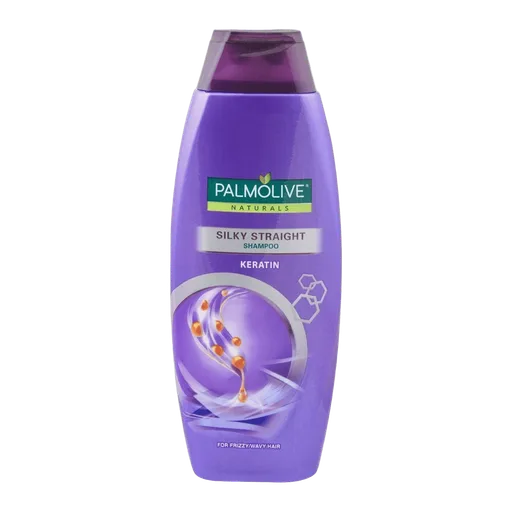 Palmolive Silky Straight Shampoo, Keratin, 375ml