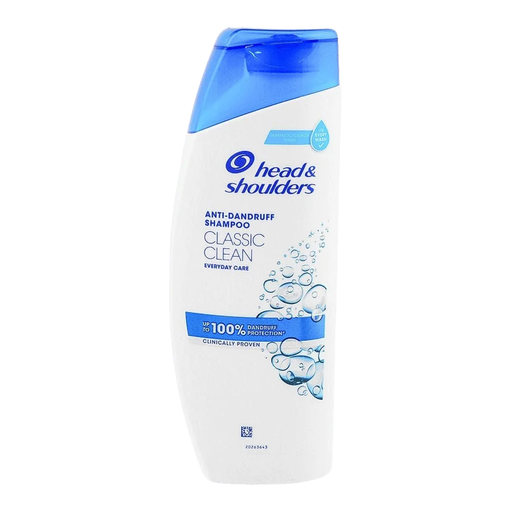 Head & Shoulders Classic Clean Anti-Dandruff Shampoo, For Normal Hair, 185ml