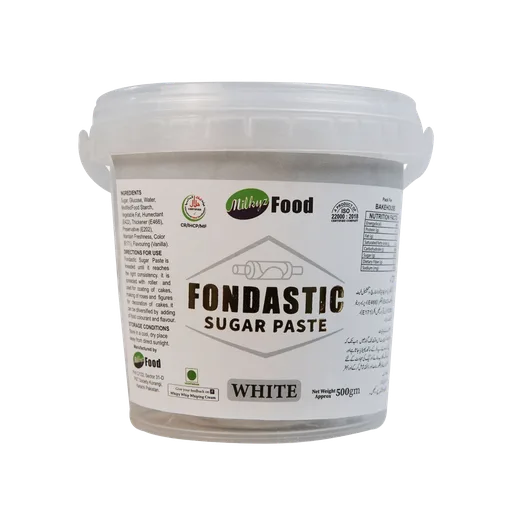 Milkyz Food Fondastic White Fondant Sugar Paste 500g