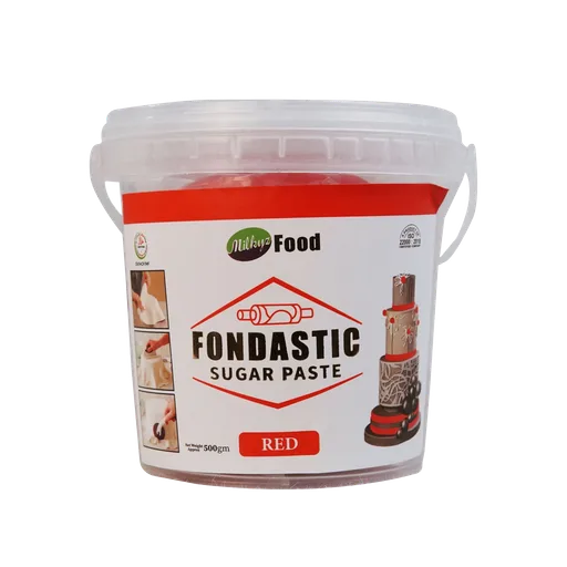 Milkyz Food Fondastic Red Fondant Sugar Paste 500gm
