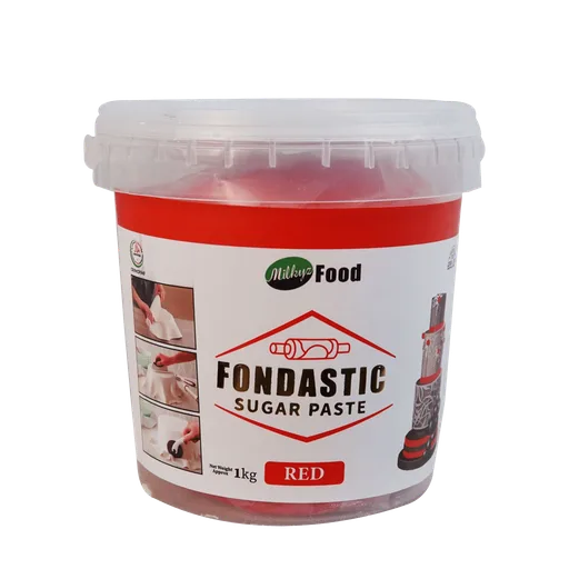 Milkyz Food Fondastic Red Fondant Sugar Paste 1Kg