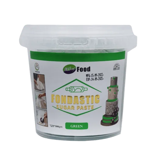 Milkyz Food Fondastic Green Fondant Sugar Paste 500gm