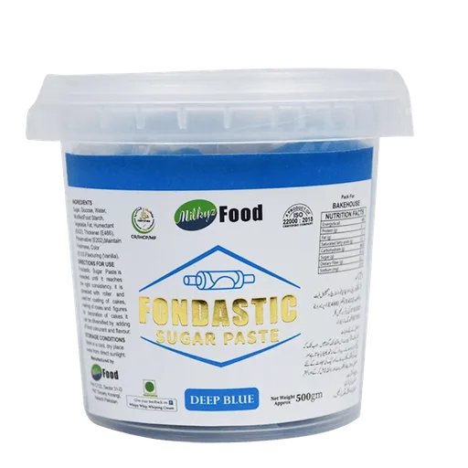 Milkyz Food Fondastic Deep Blue Fondant Sugar Paste 500gm