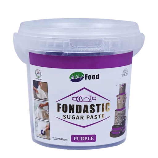 Milkyz Food Fondastic Purple Fondant Sugar Paste 500gm