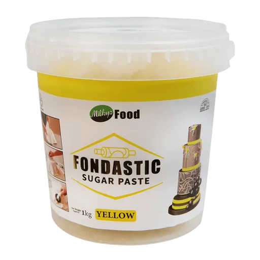 Milkyz Food Fondastic Yellow Fondant Sugar Paste 1Kg