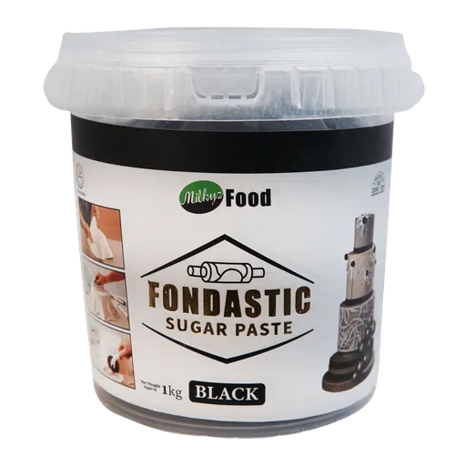Milkyz Food Fondastic Black Fondant Sugar Paste 1Kg