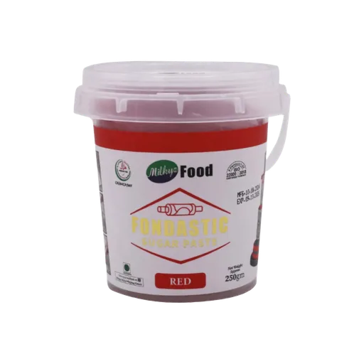 Milkyz Food Fondastic Red Fondant Sugar Paste 250gm