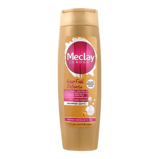 Meclay London Collagen Minoxidil Biotin Hair Fall Defense Shampoo, Prevents Hair Fall, 360ml