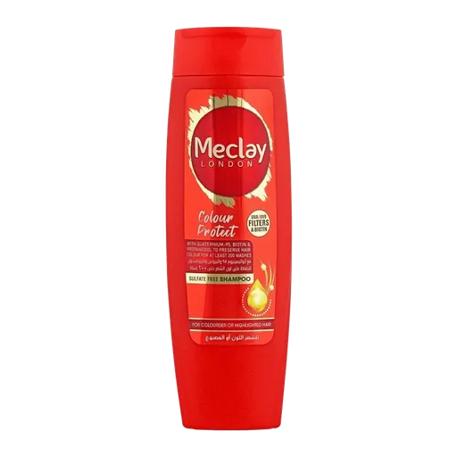 Meclay London Colour Protect UVA/UVB Filters & Biotin Sulfate Free Shampoo, 185ml