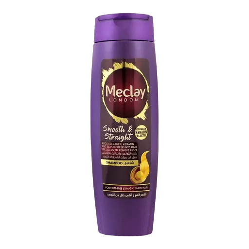 Meclay London Collagen Keratin Elastin Smooth & Straight Shampoo, 185ml