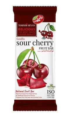 Torshi Sevan Sour Cherry Lavashak Fruit Bar