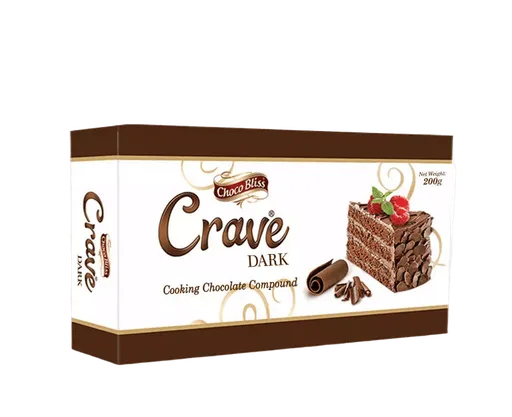 Crave Choco Bliss Dark Chocolate Compound, 200g