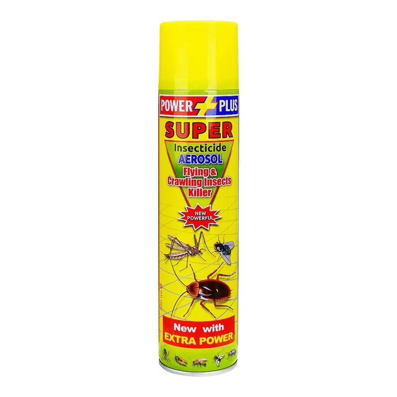Power Plus Super Flying & Crawling Insects Aerosol, 500ml