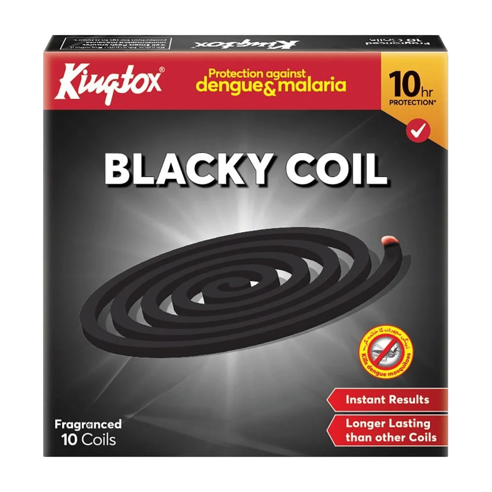 Kingtox Blacky Mosquito Repellant Coil, 10-Pack
