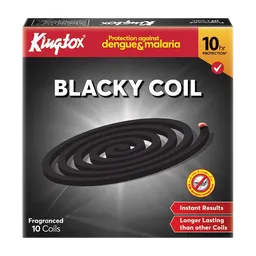 Kingtox Blacky Mosquito Repellant Coil, 10-Pack